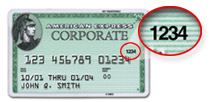 AMEX Credit Card Identification Number