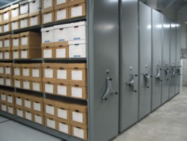 Aisle-Saver Archival Storage